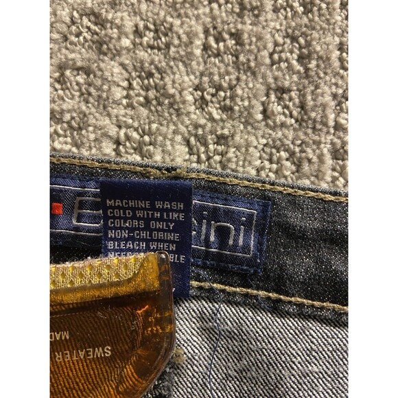 Baccini Jean Shorts Womens Size 10 Heavy Cotton Stretch  Textured Back Pockets - Picture 6 of 7